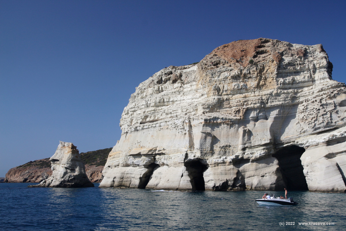 Kleftiko - ostrov Milos